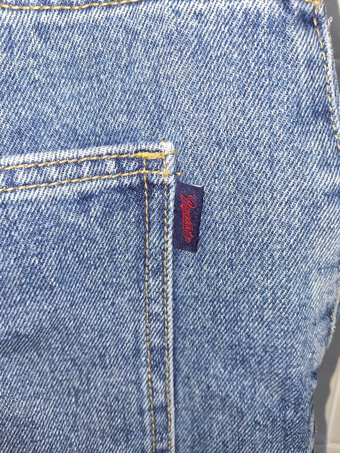 비에스래빗 카펜터 루즈핏 데님 블루 상품이미지4