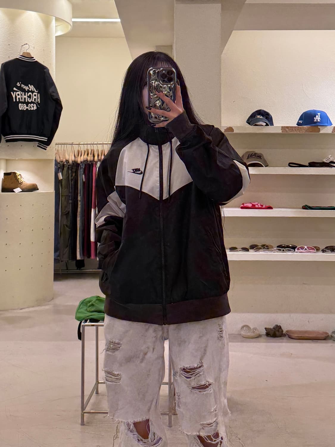 나이키 윈드러너 컬러블록 바람막이 자켓 U1147 상품이미지1