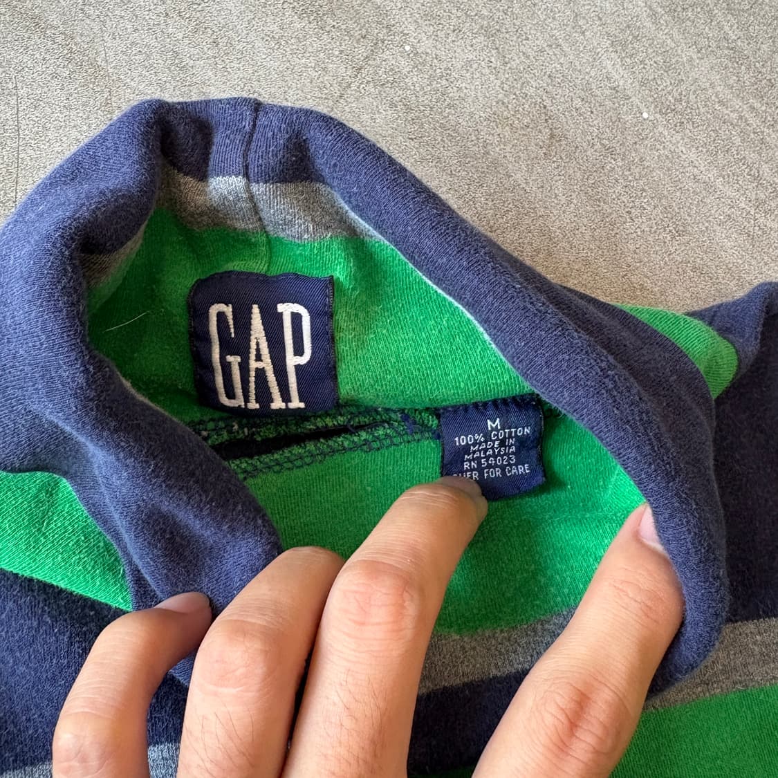 올드 갭 정품 목폴라 긴팔 티셔츠  상품이미지5