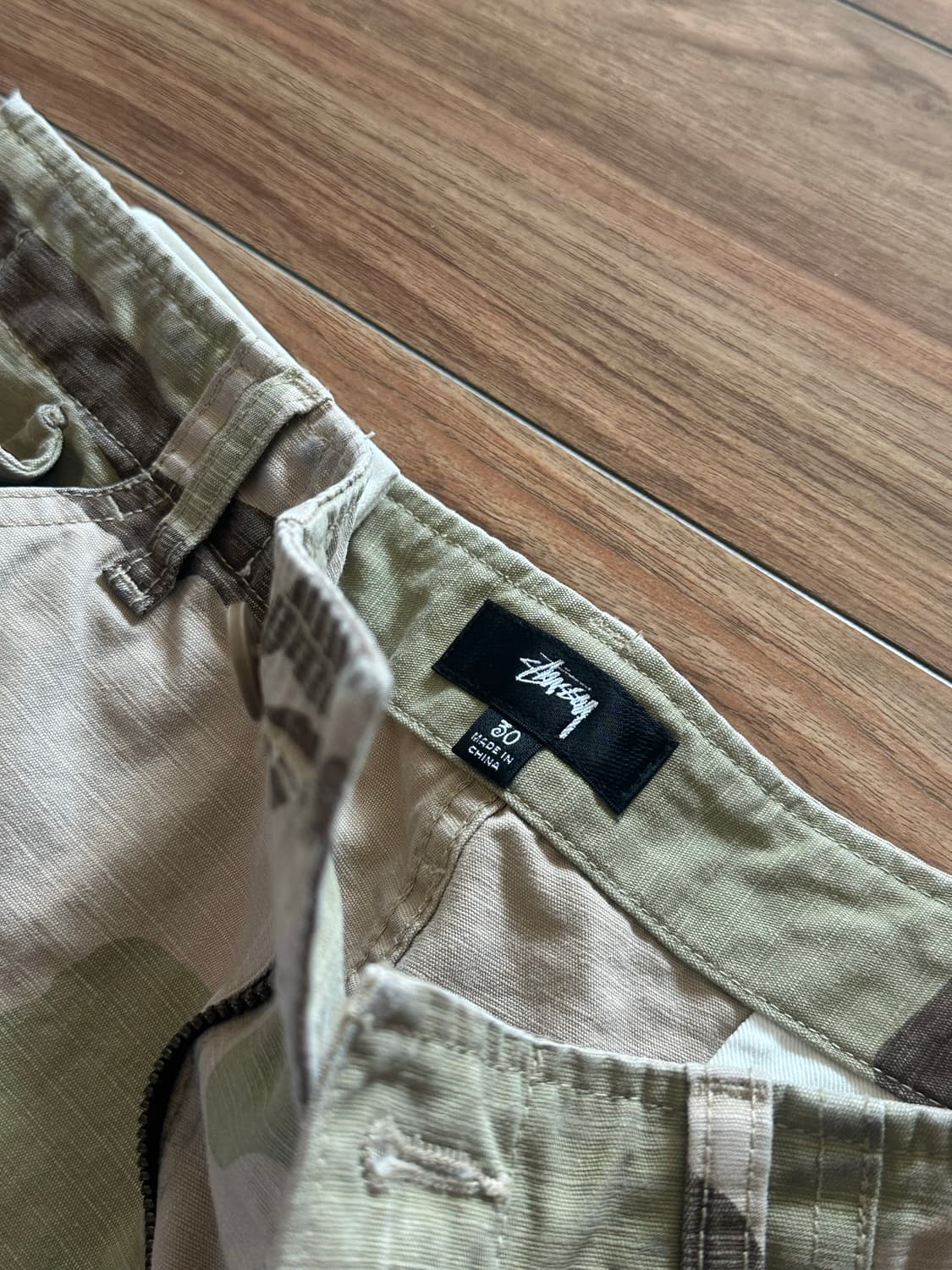 stussy ripstop cago pants camo 30 상품이미지1