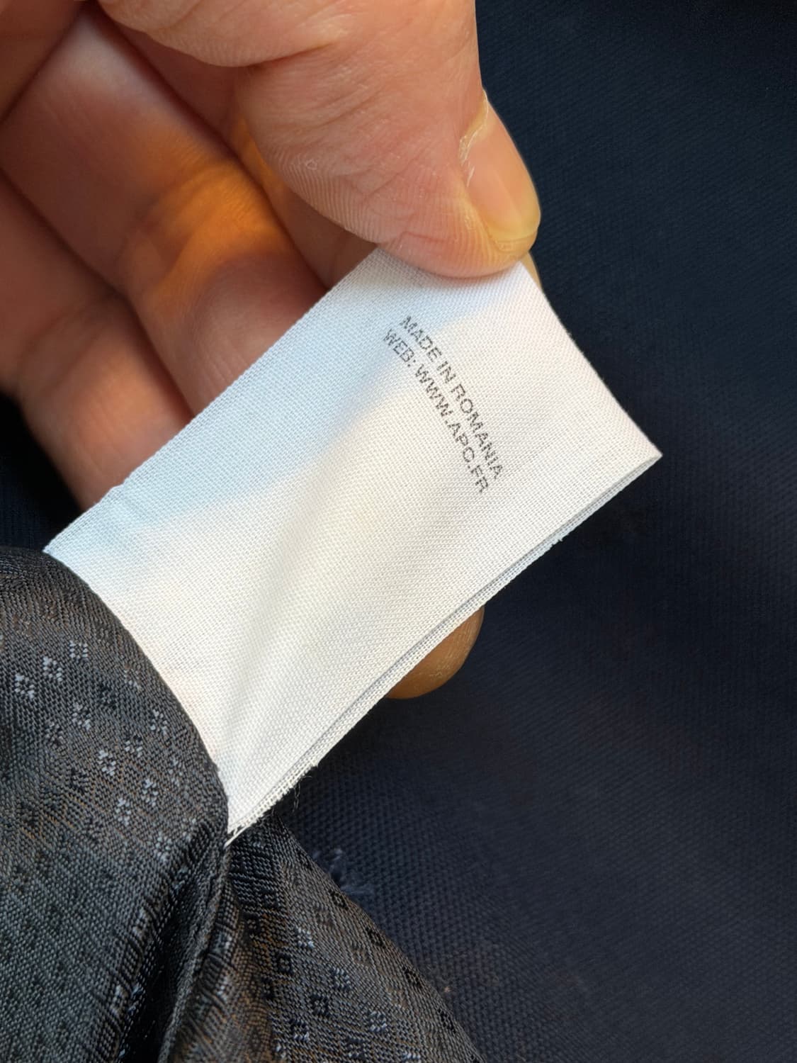 A.P.C. 아페쎄 코튼쉘 더블 브레스트 코트 네이비 40 상품이미지8