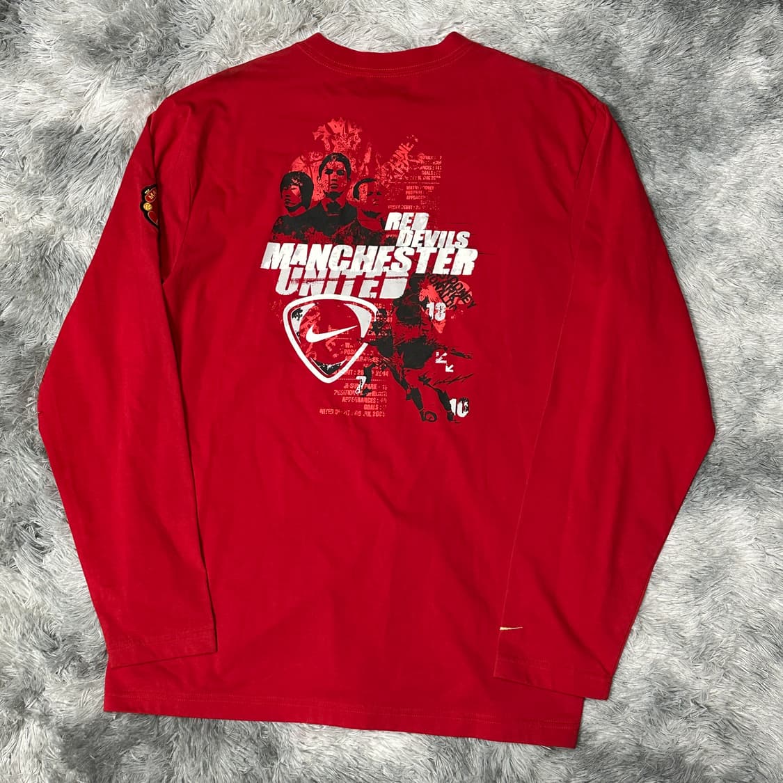 나이키 맨유 선수프린팅 유니크 롱슬리브 긴팔 XL 상품이미지1