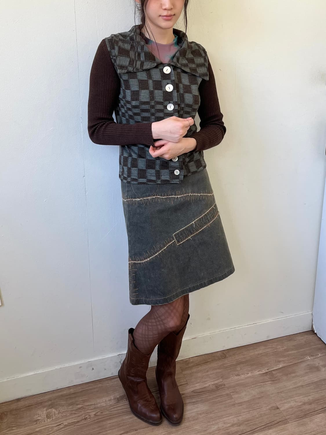 GIPSY BLUE 오버 카라 가디건 상품이미지6