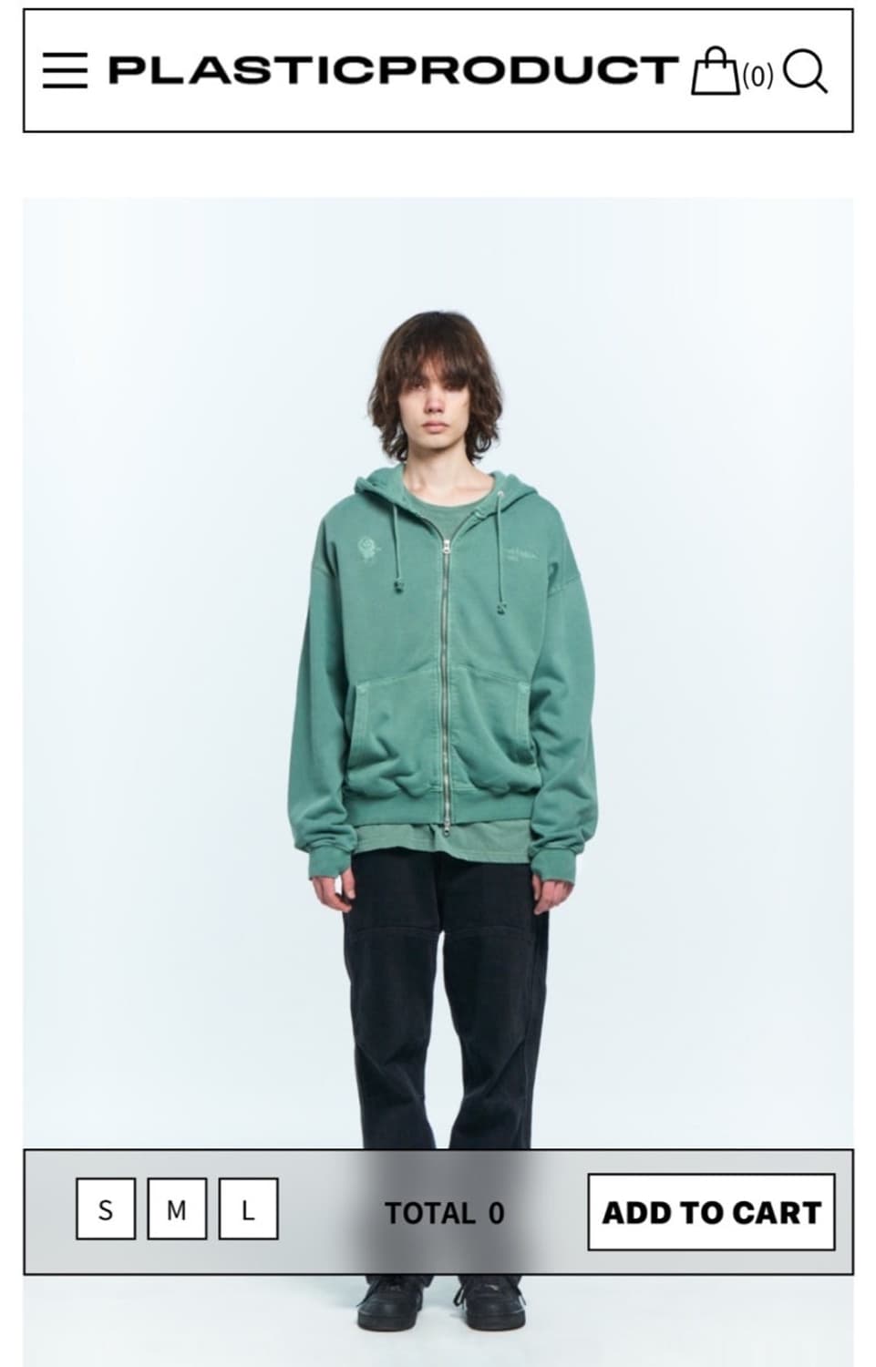 플라스틱프로덕트 후드집업 상품이미지3