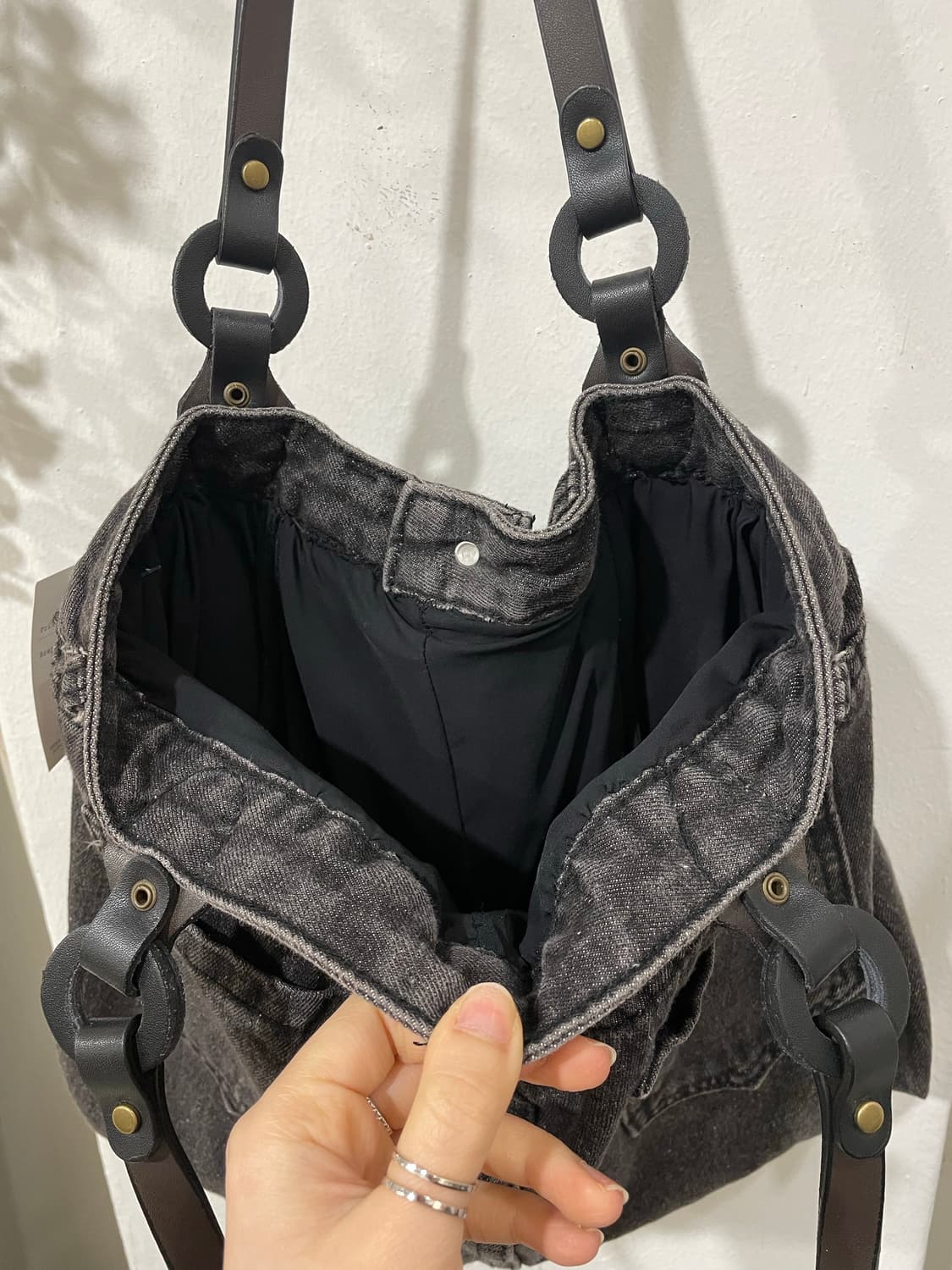 Remake denim shoulder bag 상품이미지10