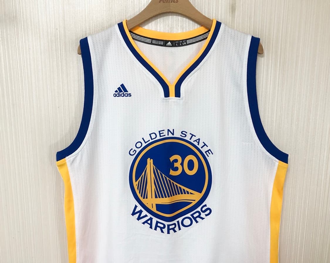 NBA 아디다스 골든스테이트워리어스 스윙맨유니폼 L #30 커리 상품이미지2