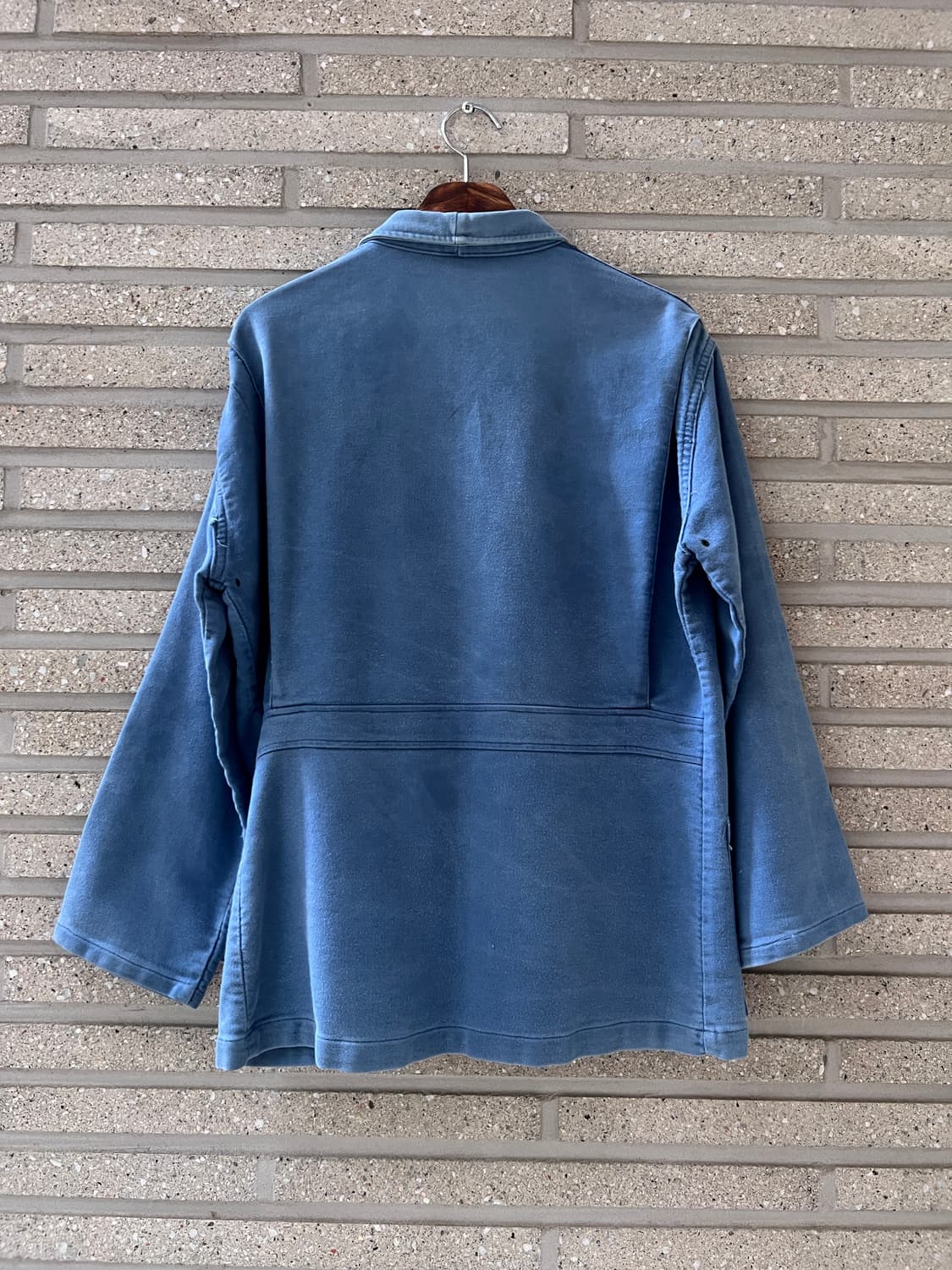 [L]90's 프렌치 워크 웨어 빈티지 페이딩 3포켓 몰스킨 자켓 상품이미지7