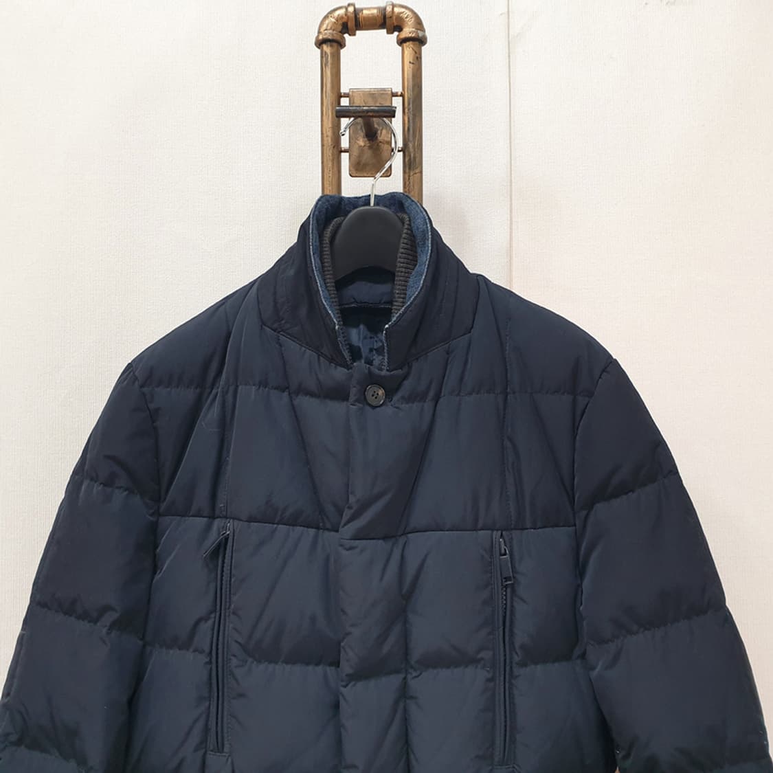 지오지아 하이넥 누빔 덕다운코트 100 상품이미지2