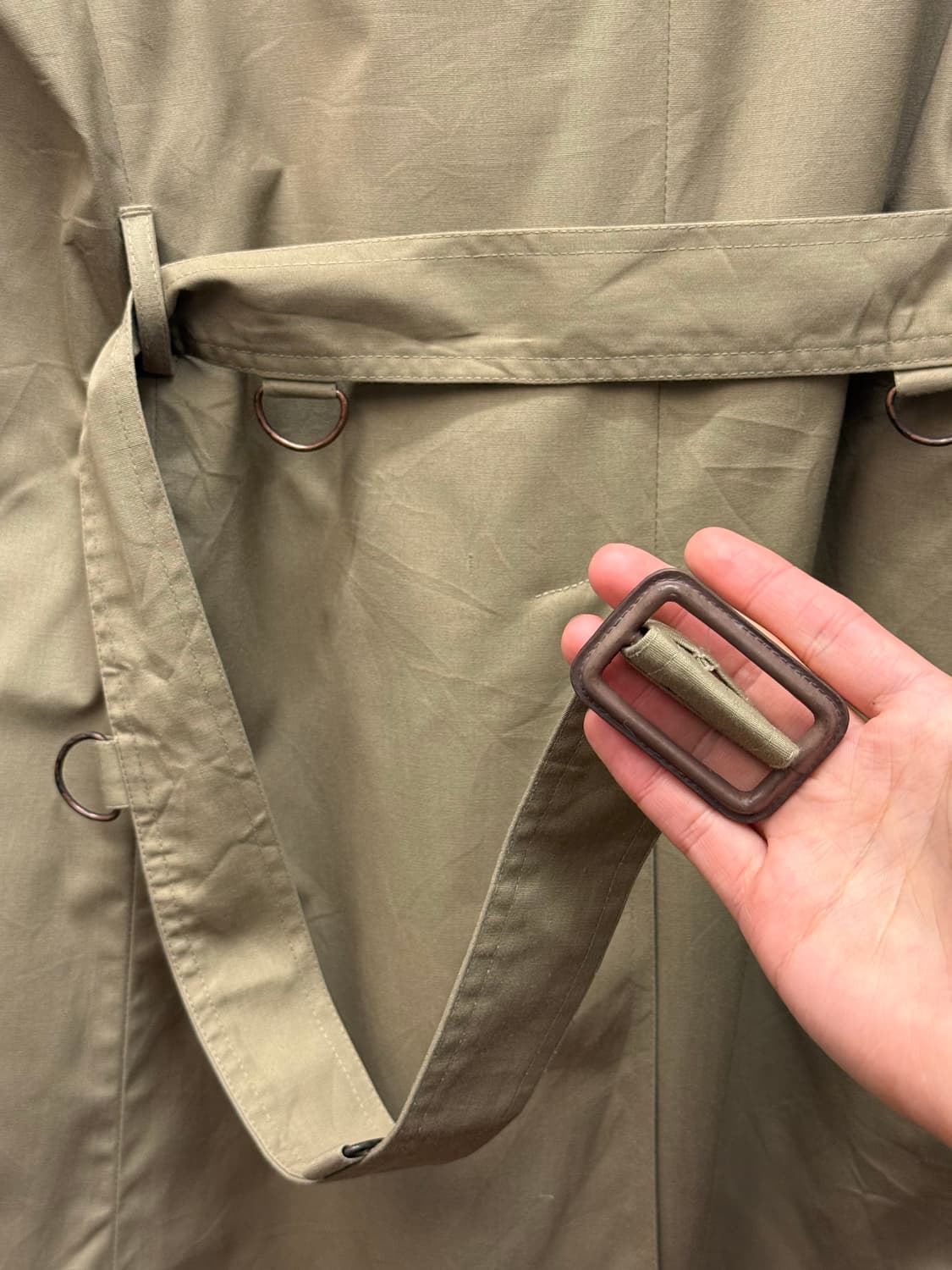 London Fog Maincoats Double-Breasted Tre 상품이미지8