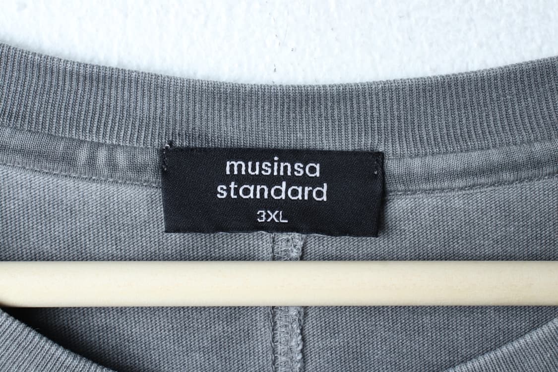 (3XL-4XL) 무신사 스탠다드 반팔 티셔츠 빅사이즈-H3H33871 상품이미지5