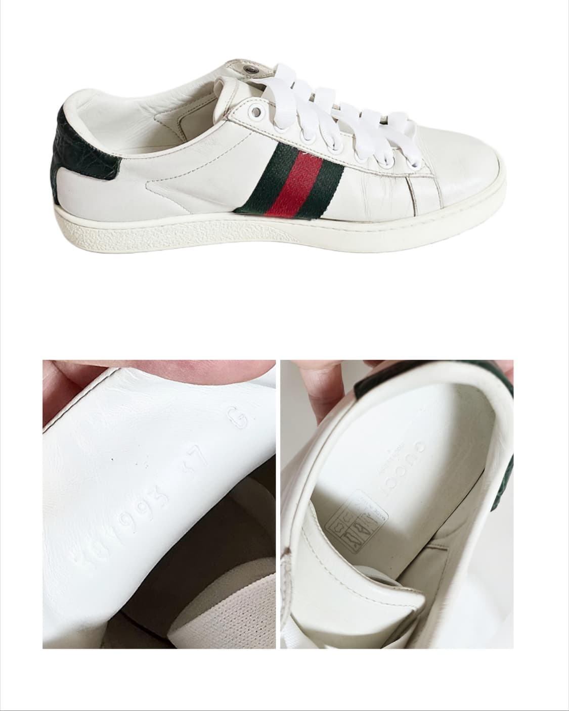 정품  구찌 스니커즈/여245 상품이미지2