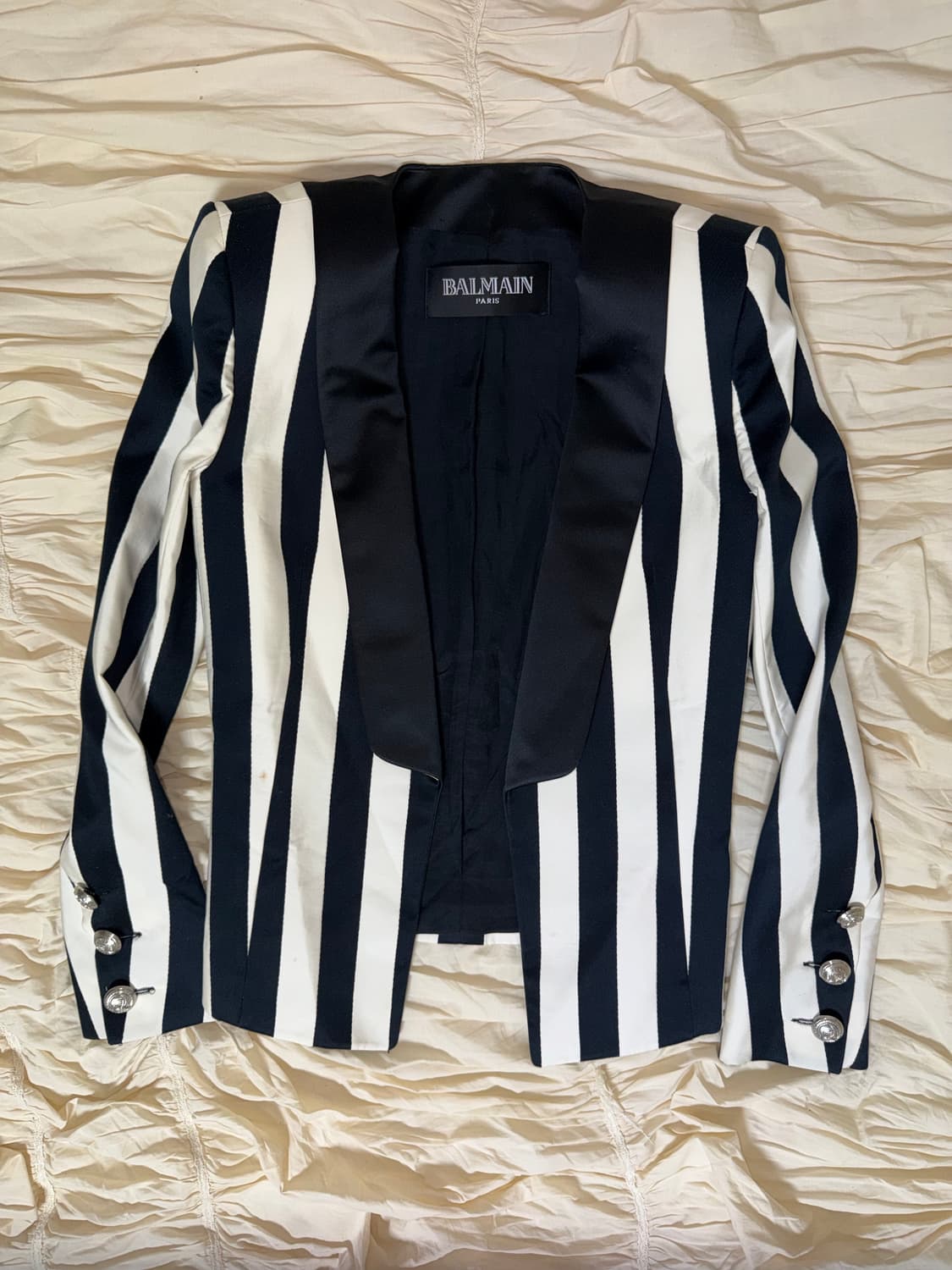 발망 13aw 오버숄더 스트라이프 테일러드 블레이저 상품이미지2