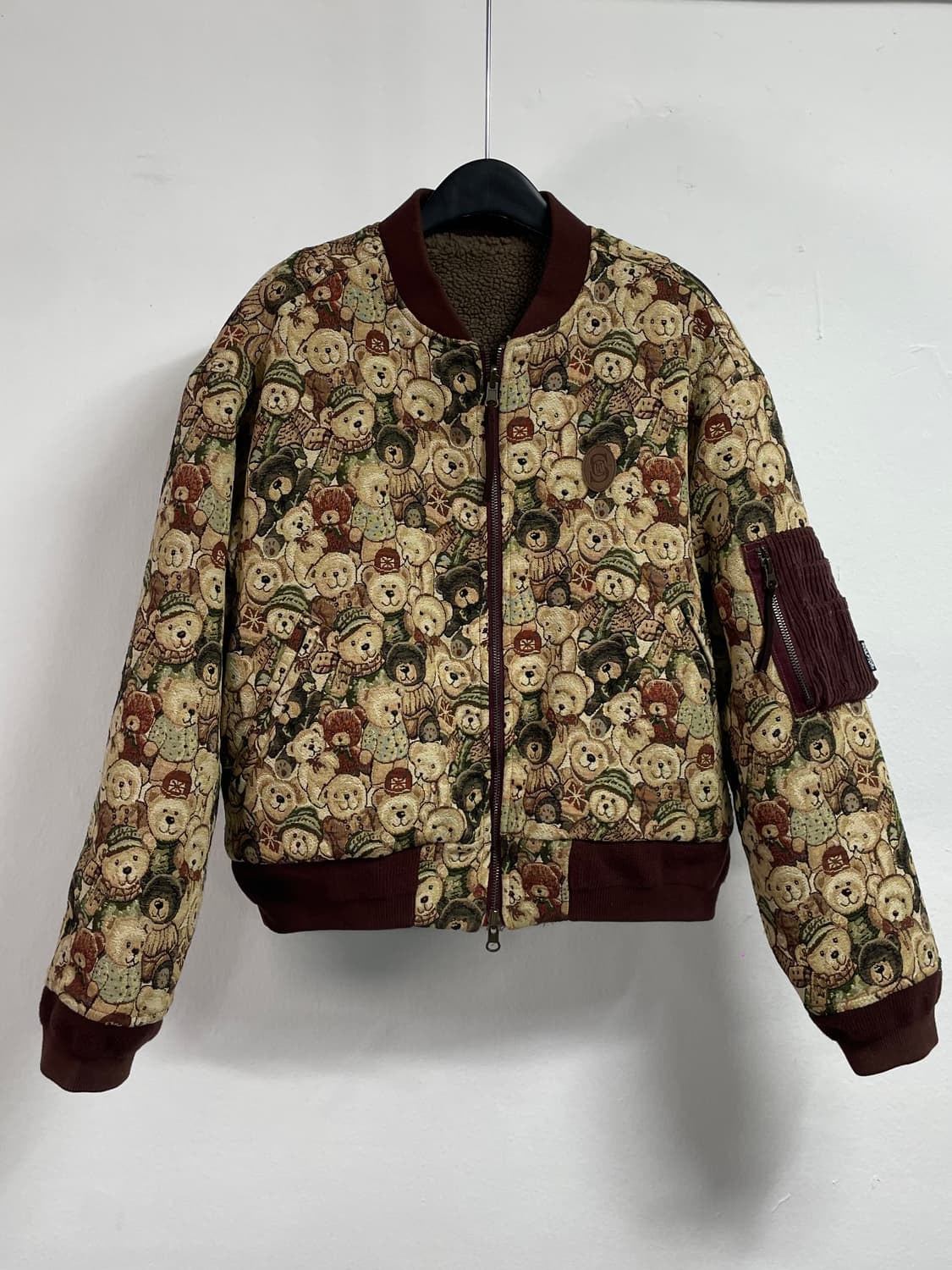 스컬프터 테디베어 곰돌이 리버시블 자켓(on.223) 상품이미지1