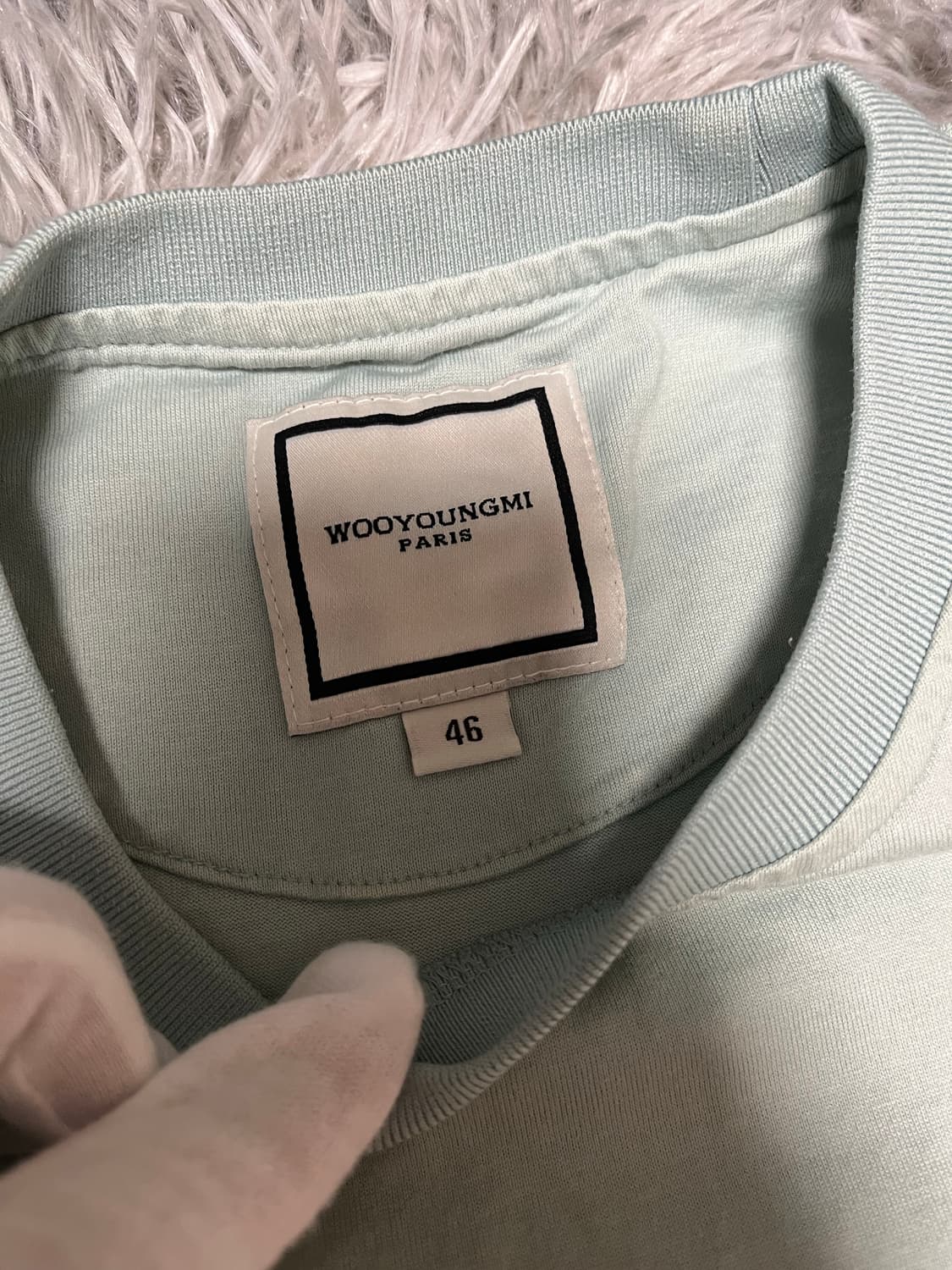 [23ss/46size] 우영미 백로고 반팔 상품이미지2