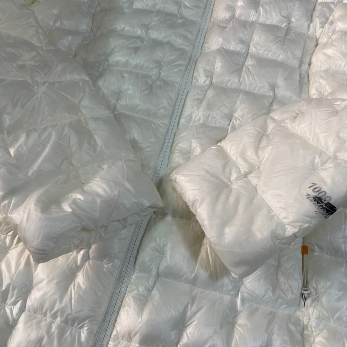 몽벨 화이트 경량패딩 상품이미지4