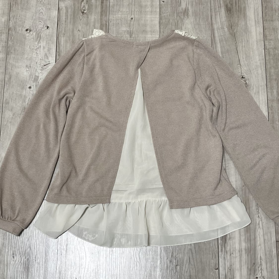 엑시즈팜 레이스 니트 상품이미지2