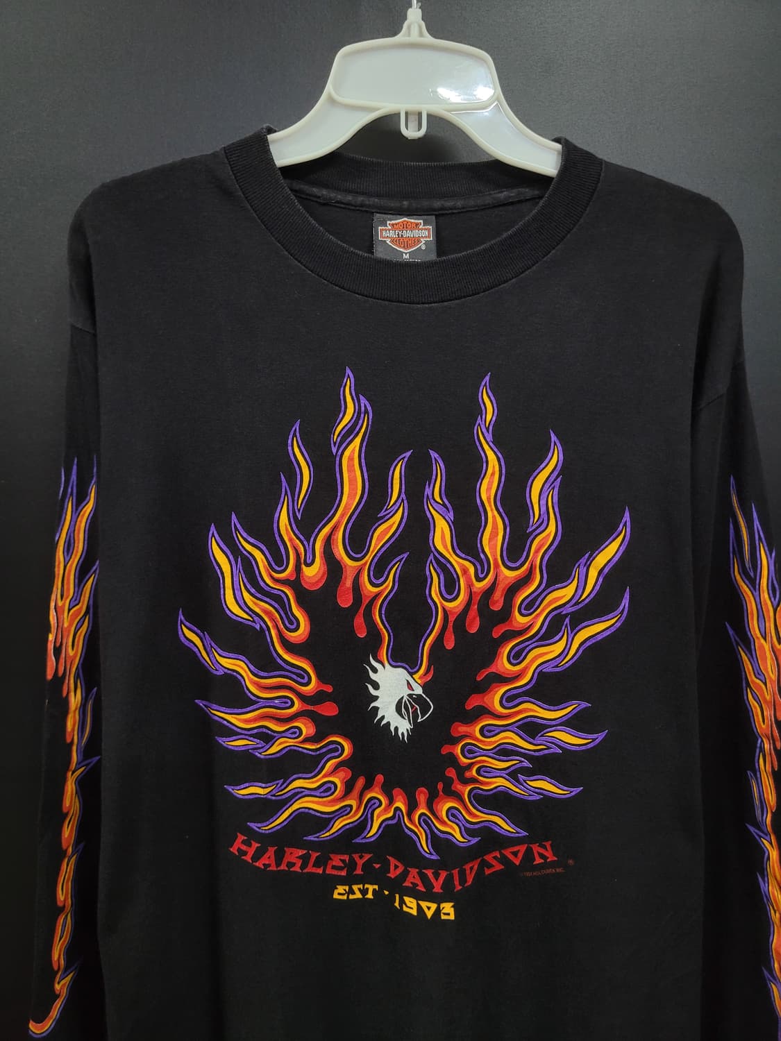 HARLEY DAVIDSON 할리데이비슨 1990s 빈티지 롱 슬리브 상품이미지2