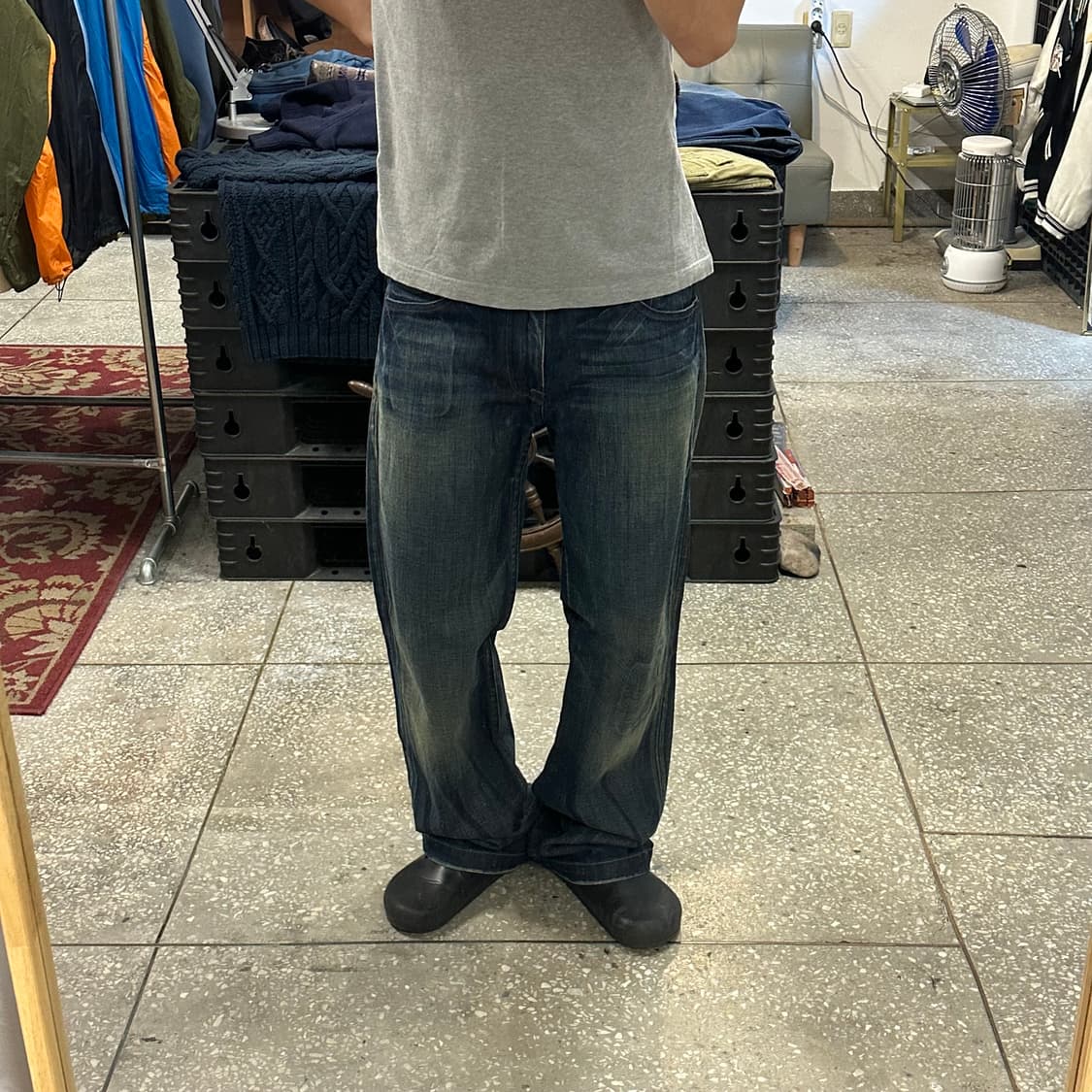 아르마니 익스체인지 워싱 데님팬츠 상품이미지1