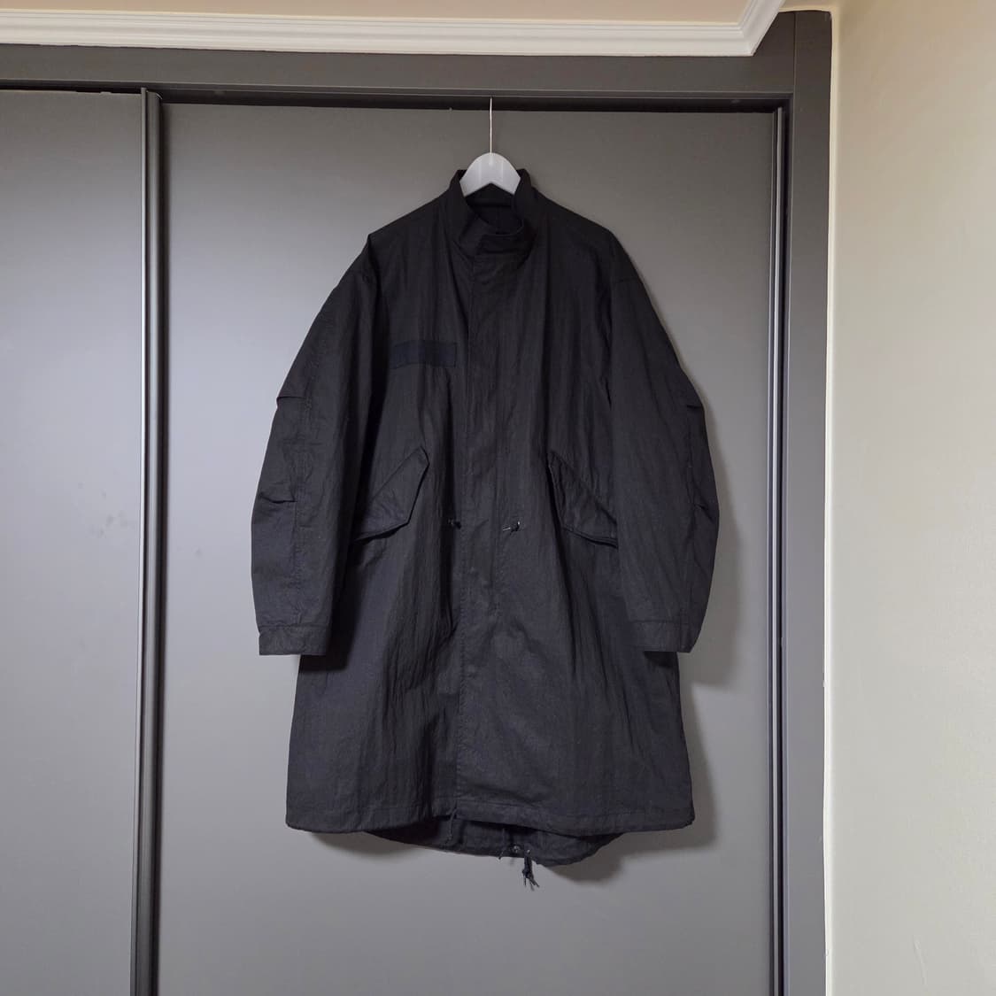 [2] 스틸네스 m65 피쉬테일 파카 블랙 / 밀리터리 개파카 모즈 코트 상품이미지1