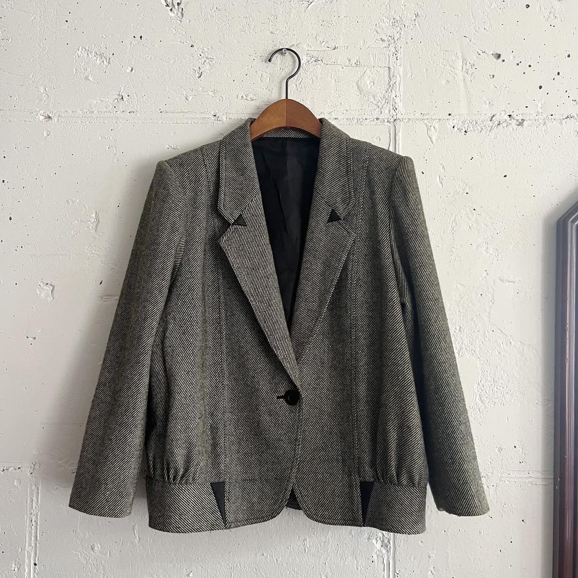 그레이 보카시 울 자켓 상품이미지1