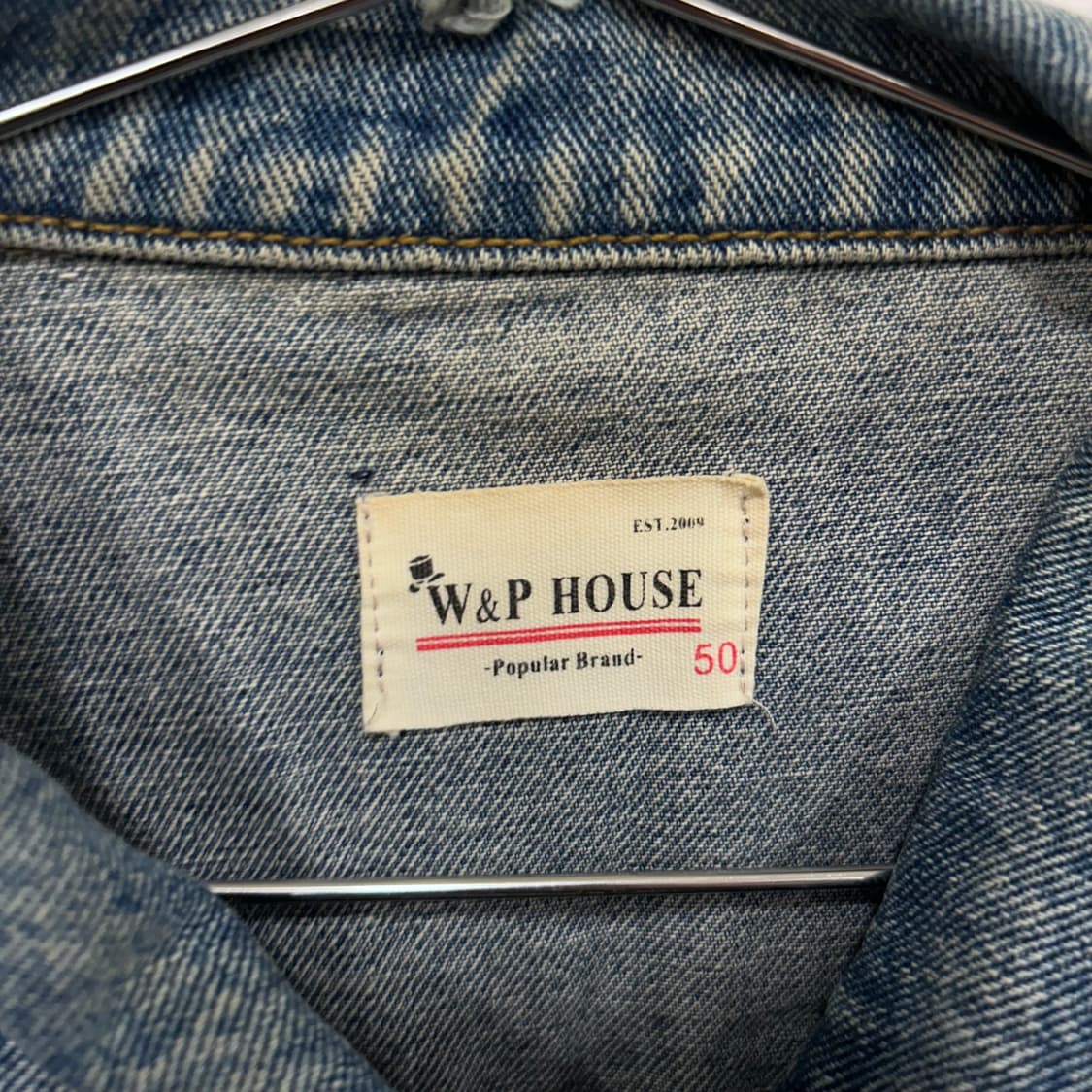 W&P HOUSE 빈티지 워싱 데님 트러커자켓 상품이미지3