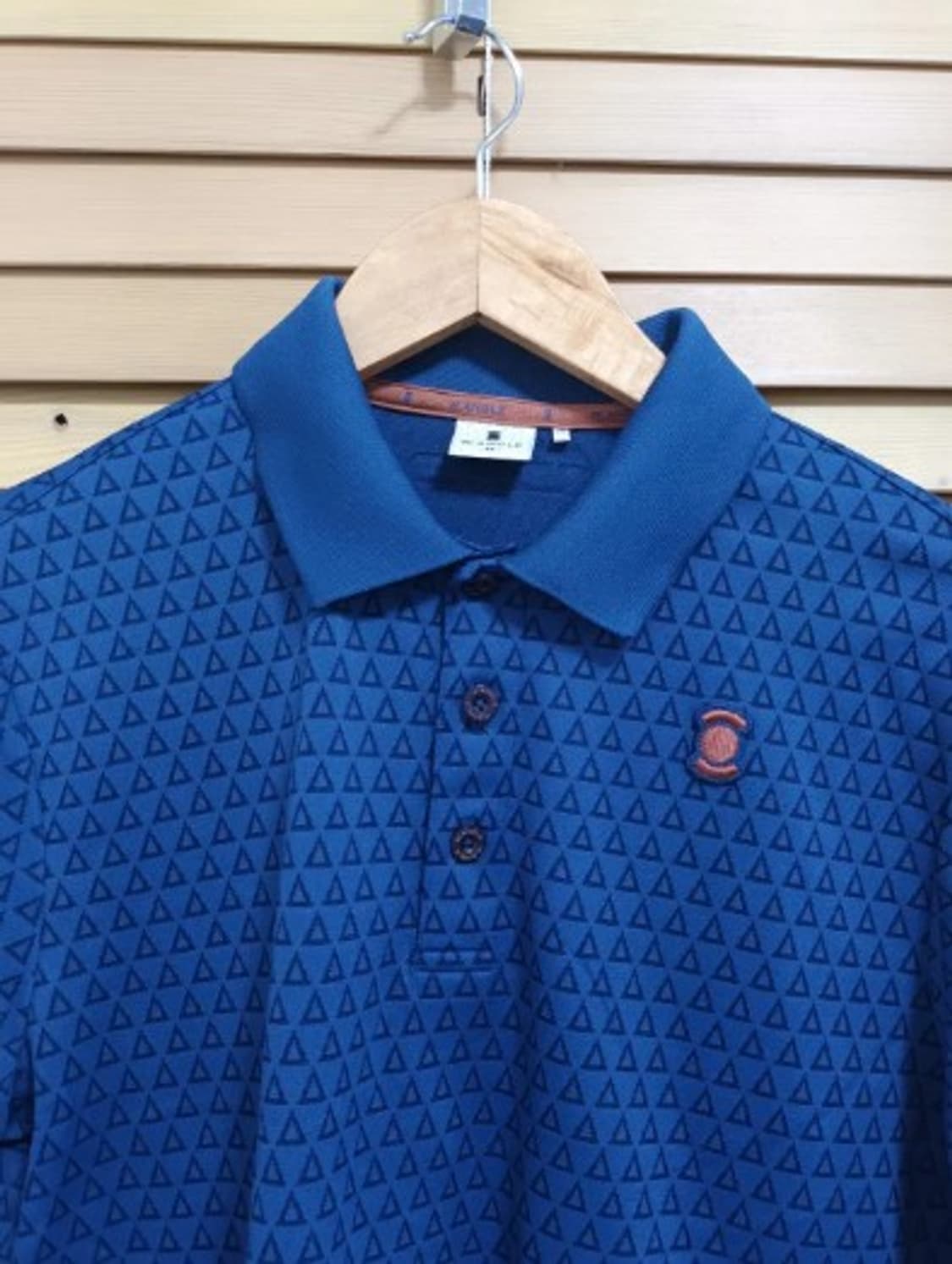 W.ANGLE 남성 트라이앵글패턴카라셔츠 95사이즈 상품이미지1