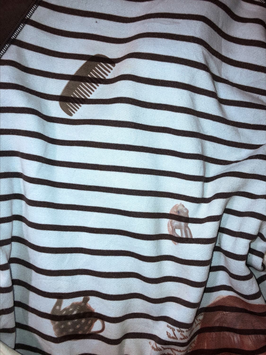 sky gray stripe top 상품이미지2