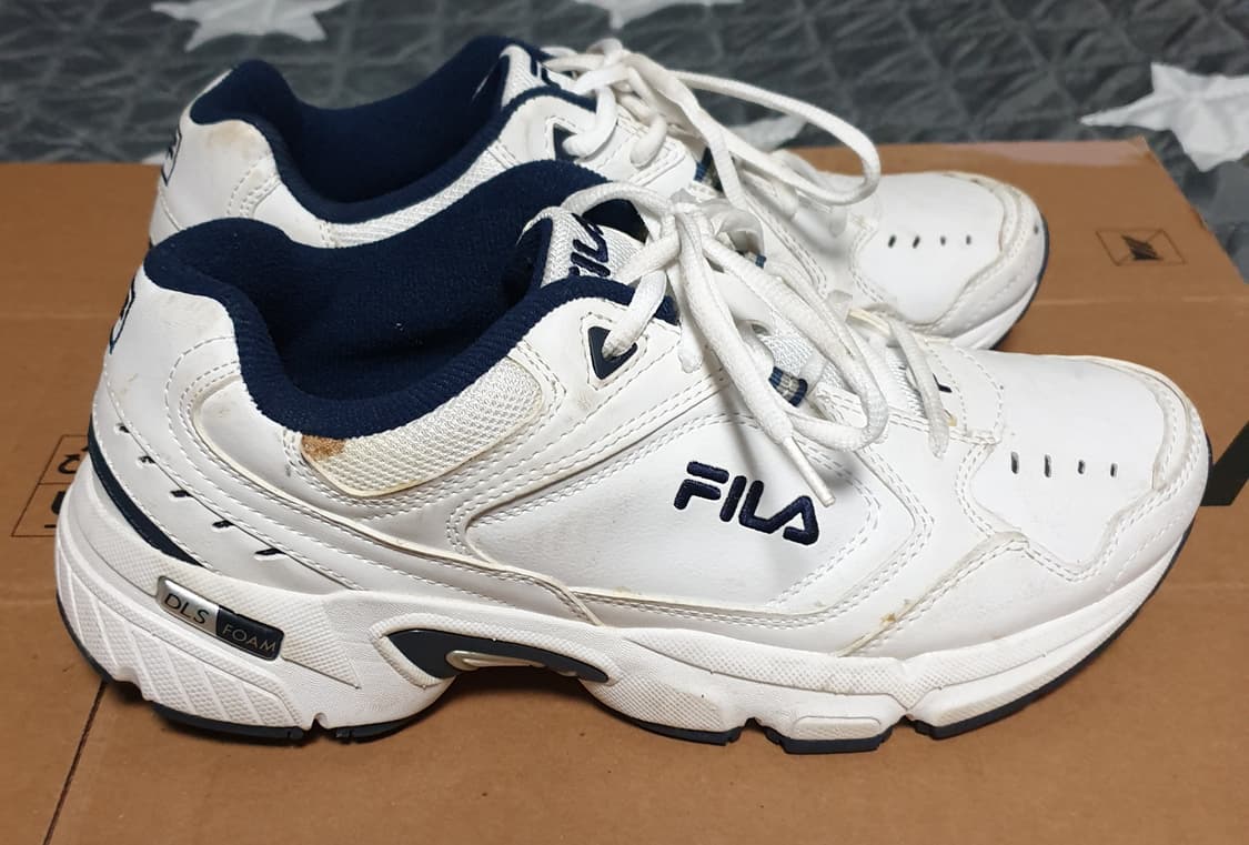 FILA 레인져22 어글리 스니커즈 화이트 네이비 (270) 상품이미지2