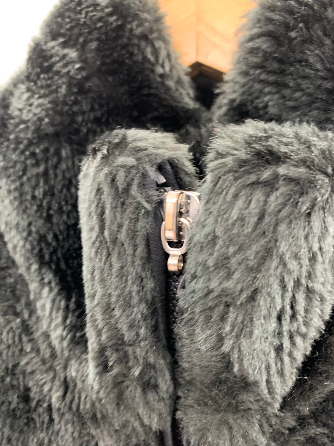 블랙 퍼 집업 상품이미지6