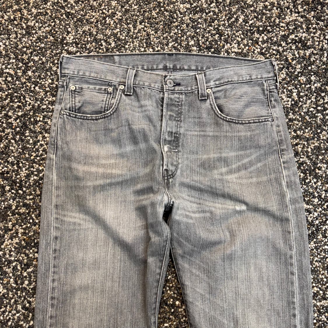 리바이스 501 그레이 스트레이트 진 (34)   상품이미지3