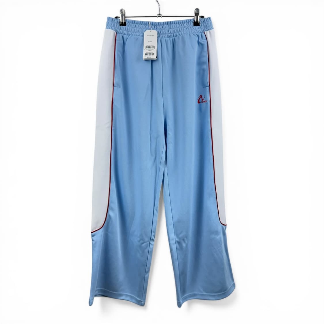 (새상품)(M) 널디 라인 트랙 팬츠 스카이블루 상품이미지1
