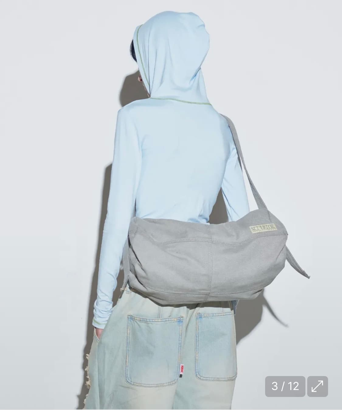 스컬프터 캔버스 더플백 Pale Gray 그레이 상품이미지3