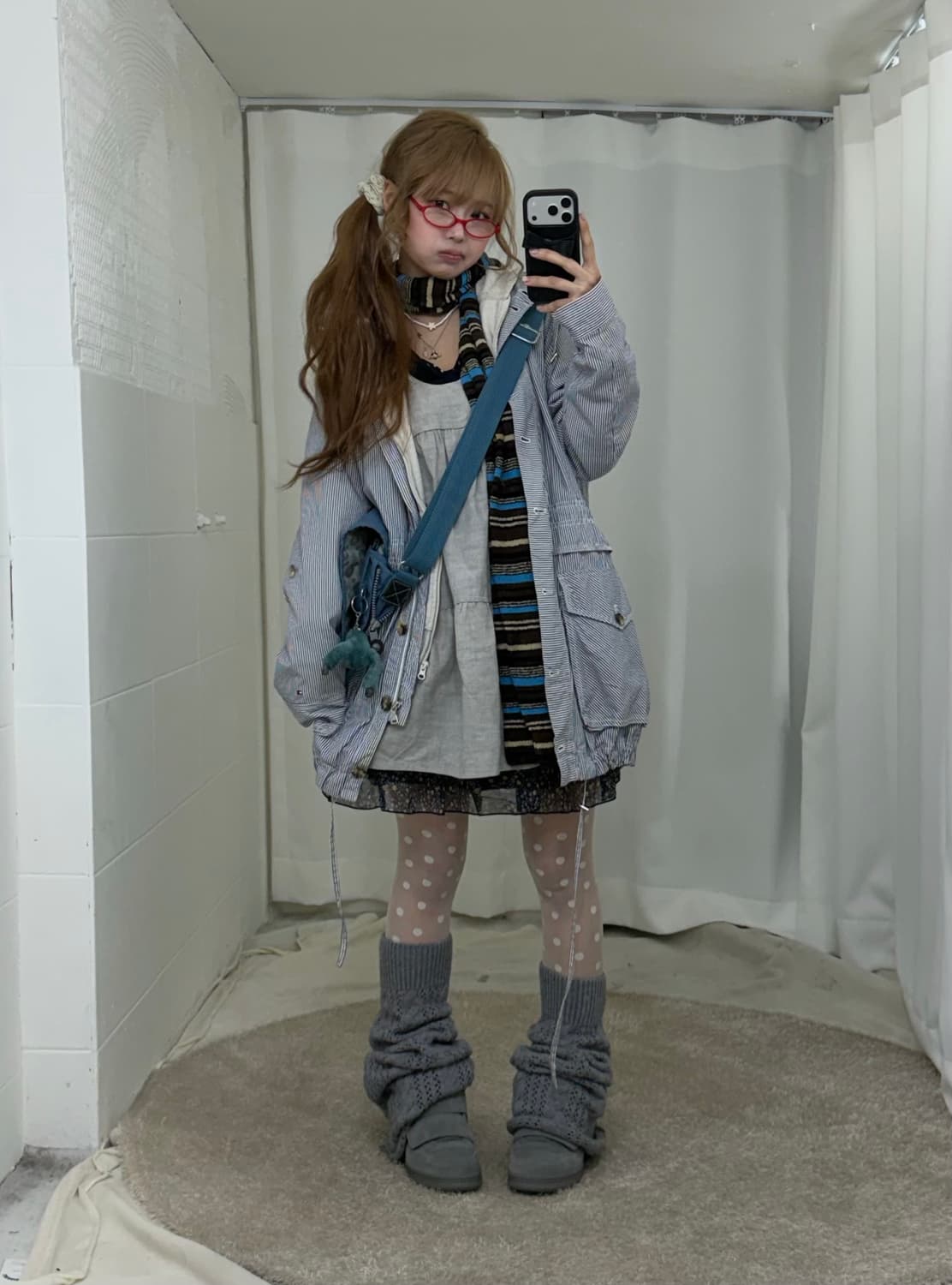 헬로키티 너드 모리 니혼진 야상 코디세트 상품이미지1