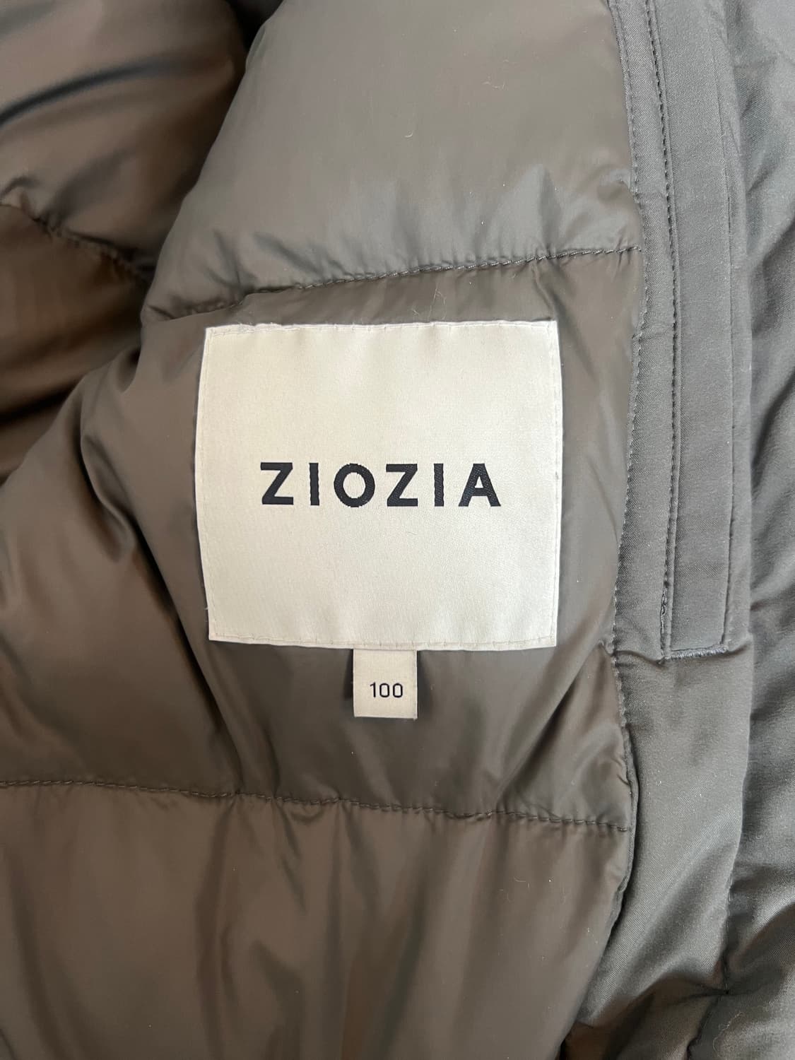 지오지아 남성 카키 맥코트 덕다운패딩코트 상품이미지7