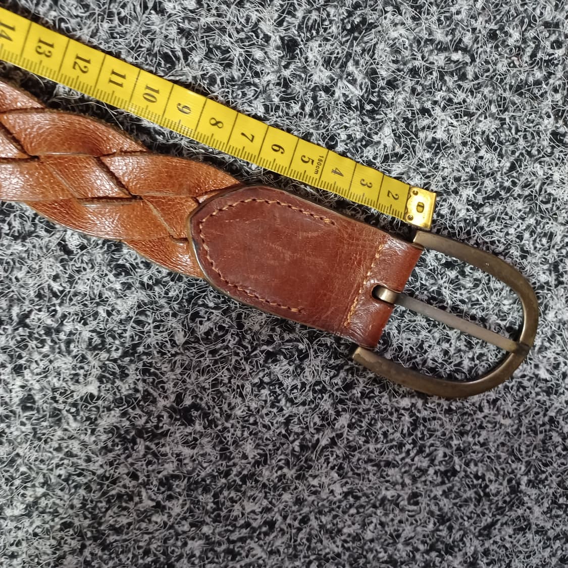 빈티지 소가죽 케이블 벨트 상품이미지5