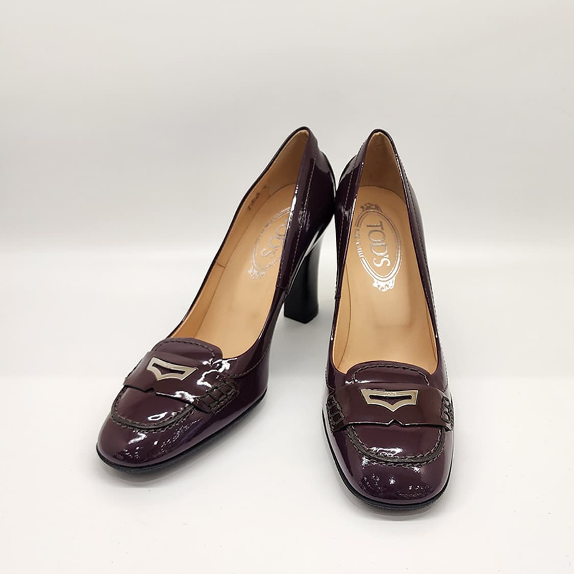 토즈 버건디 페이던트구두 35.5 상품이미지1
