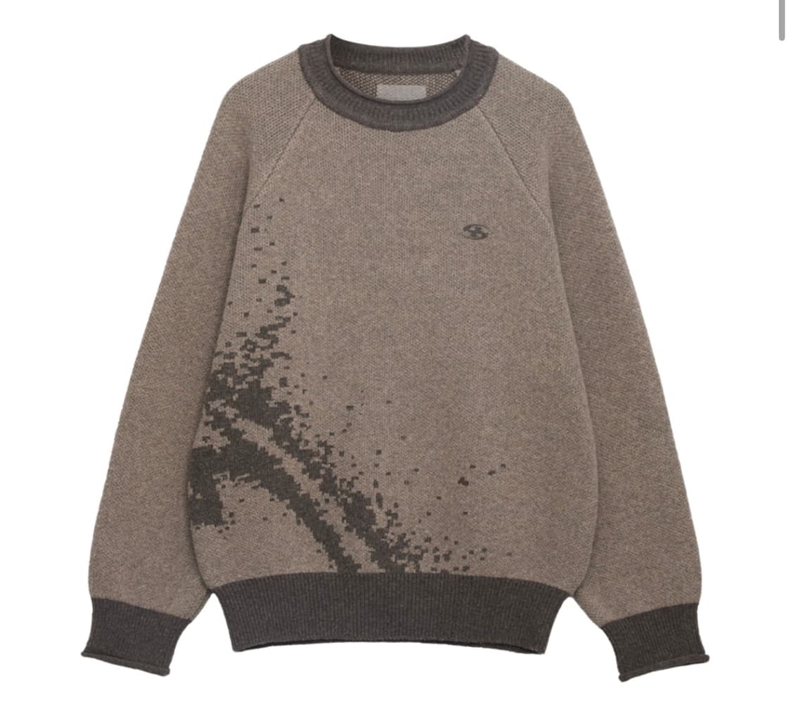 산산기어 모자이크 니트 상품이미지1