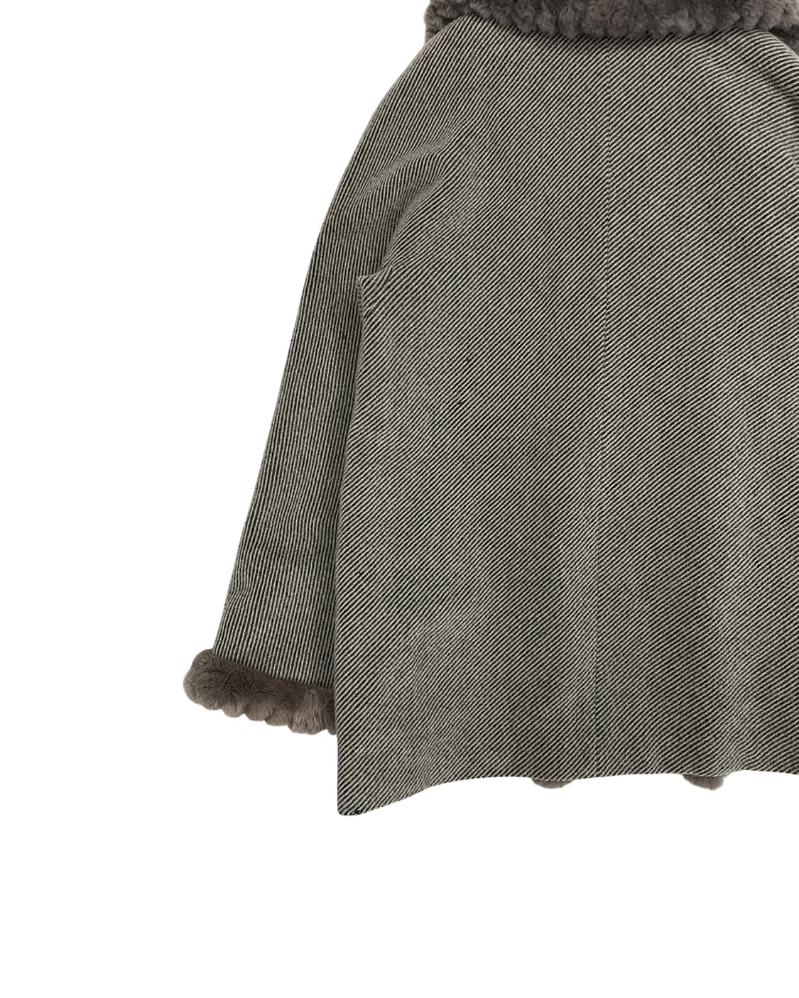 펜디 시어링 트림 울 코트 상품이미지8