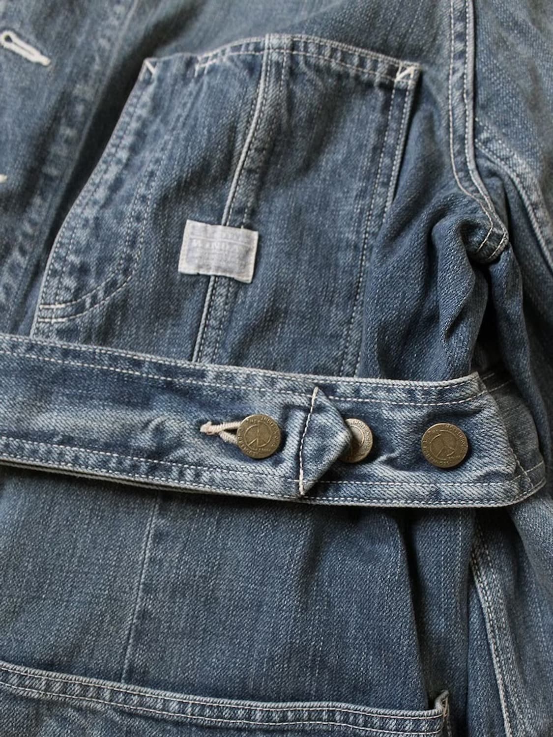 <새제품> 캐피탈 12oz 데님 체로키 커버올 프로세싱 상품이미지5