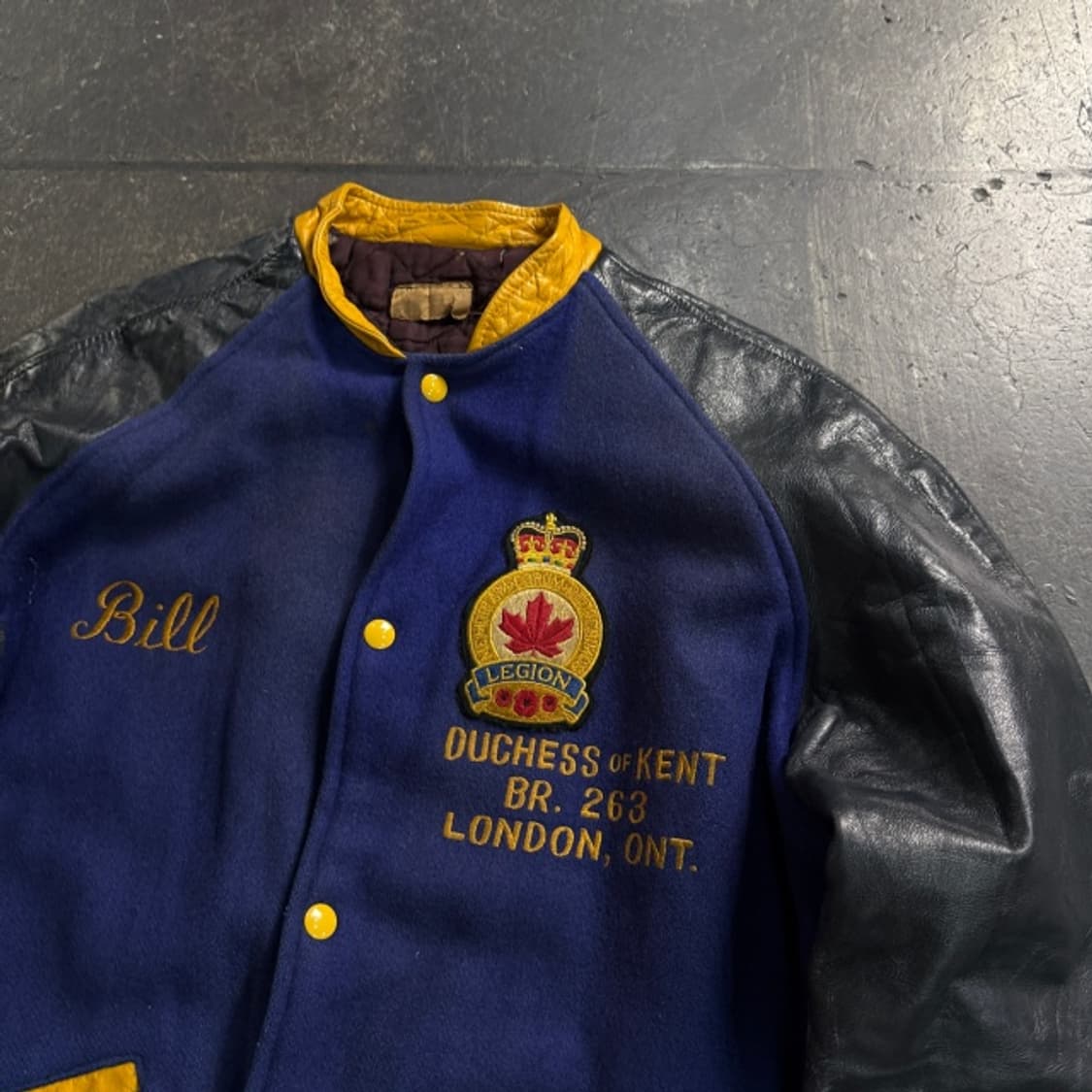 100 80s 캐나다 버나비 레기온 바시티 자켓 상품이미지2