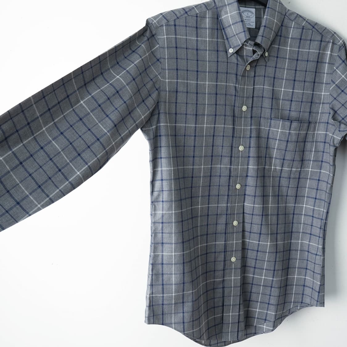 90/브룩스브라더스 코튼 체크셔츠 상품이미지4