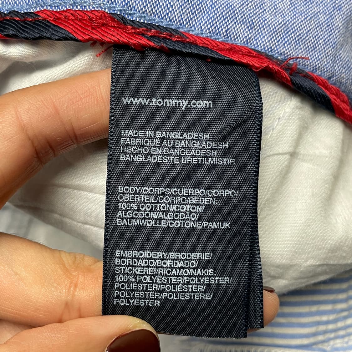 TOMMY HILFIGER 토미힐피거 스트라이프 하프팬츠 A01229 상품이미지10