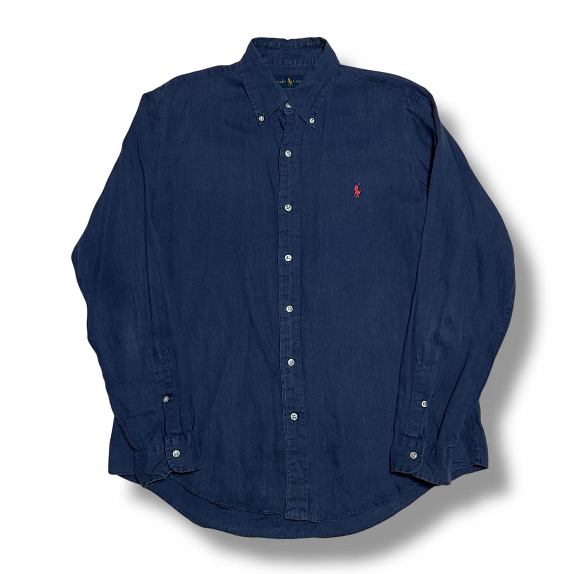 Polo Ralph Lauren 네이비 린넨 셔츠 상품이미지1