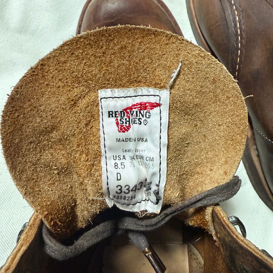 [8.5, 265]레드윙 3343 블랙스미스 카퍼 러프앤터프 상품이미지9