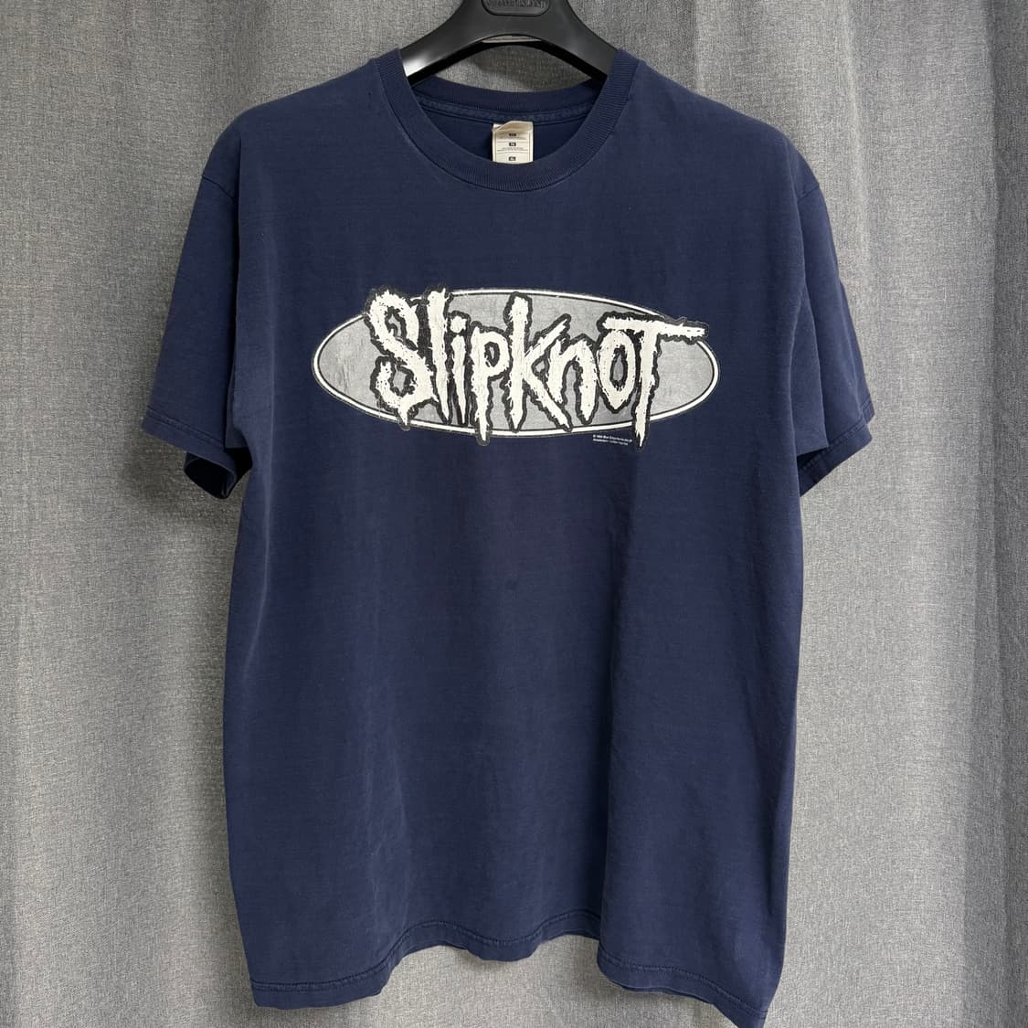[XL] 90‘s 슬립낫 밴드 티셔츠 네이비 (Slipknot) 상품이미지1