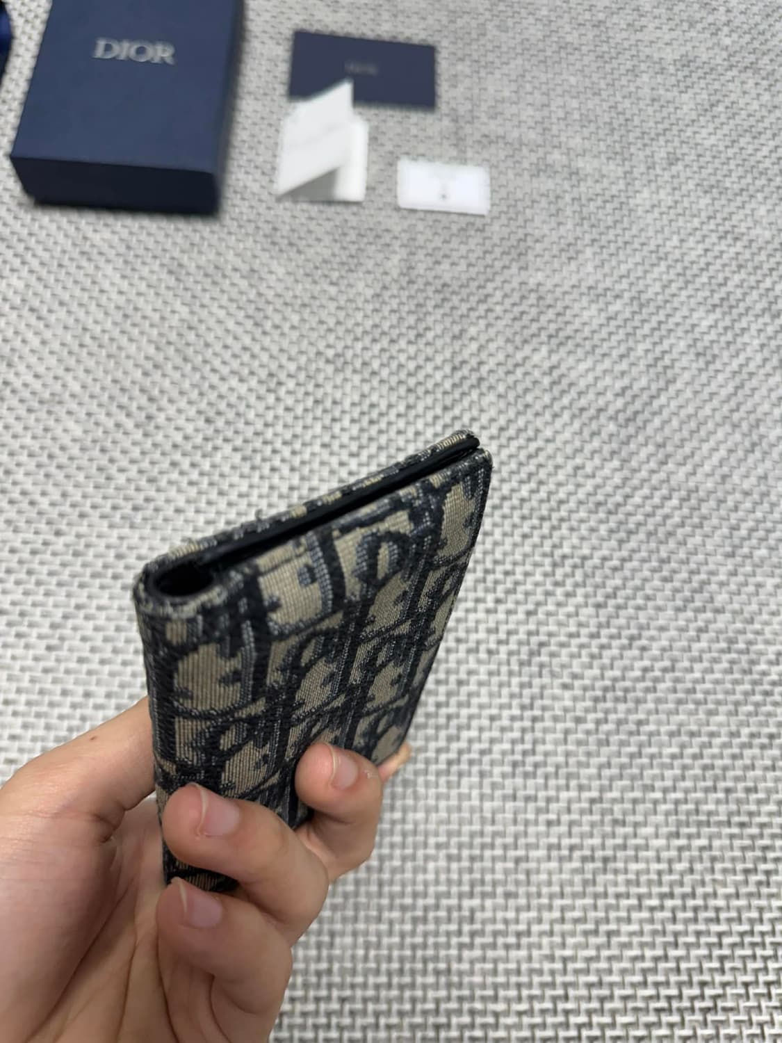 디올 오블리크 카드지갑 오거나이저 상품이미지4