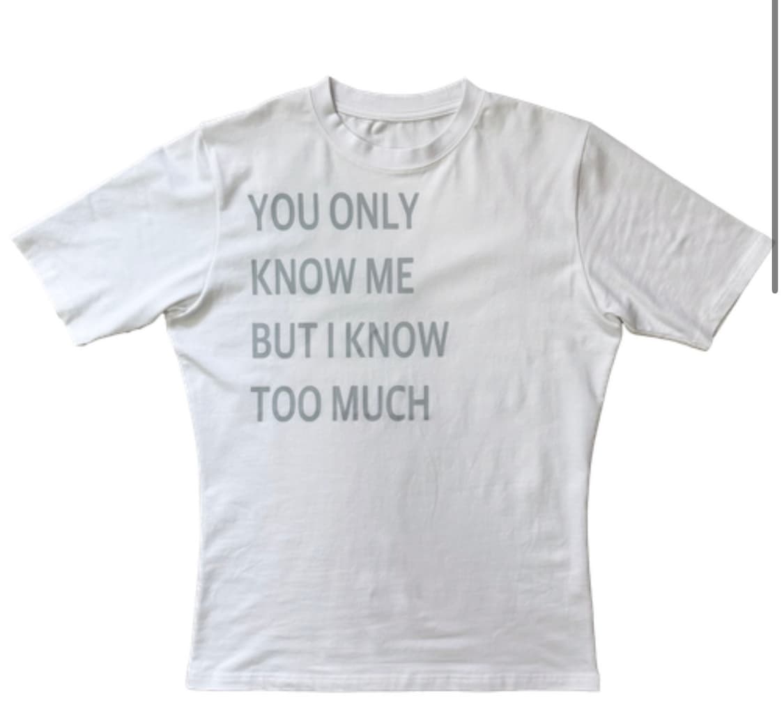 태호서울 YOU ONLY KNOW ME T-Shirt 상품이미지1