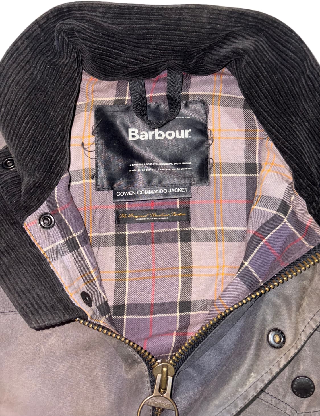 Barbour Waxed Cotton Jacket 상품이미지4