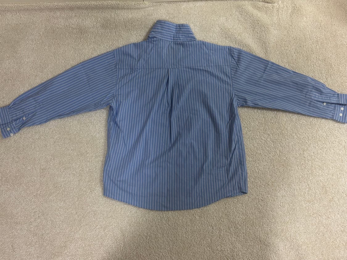 [썸웨어버터] 다니엘 스트라이프 오버핏 셔츠 (Stripe Blue) 상품이미지5