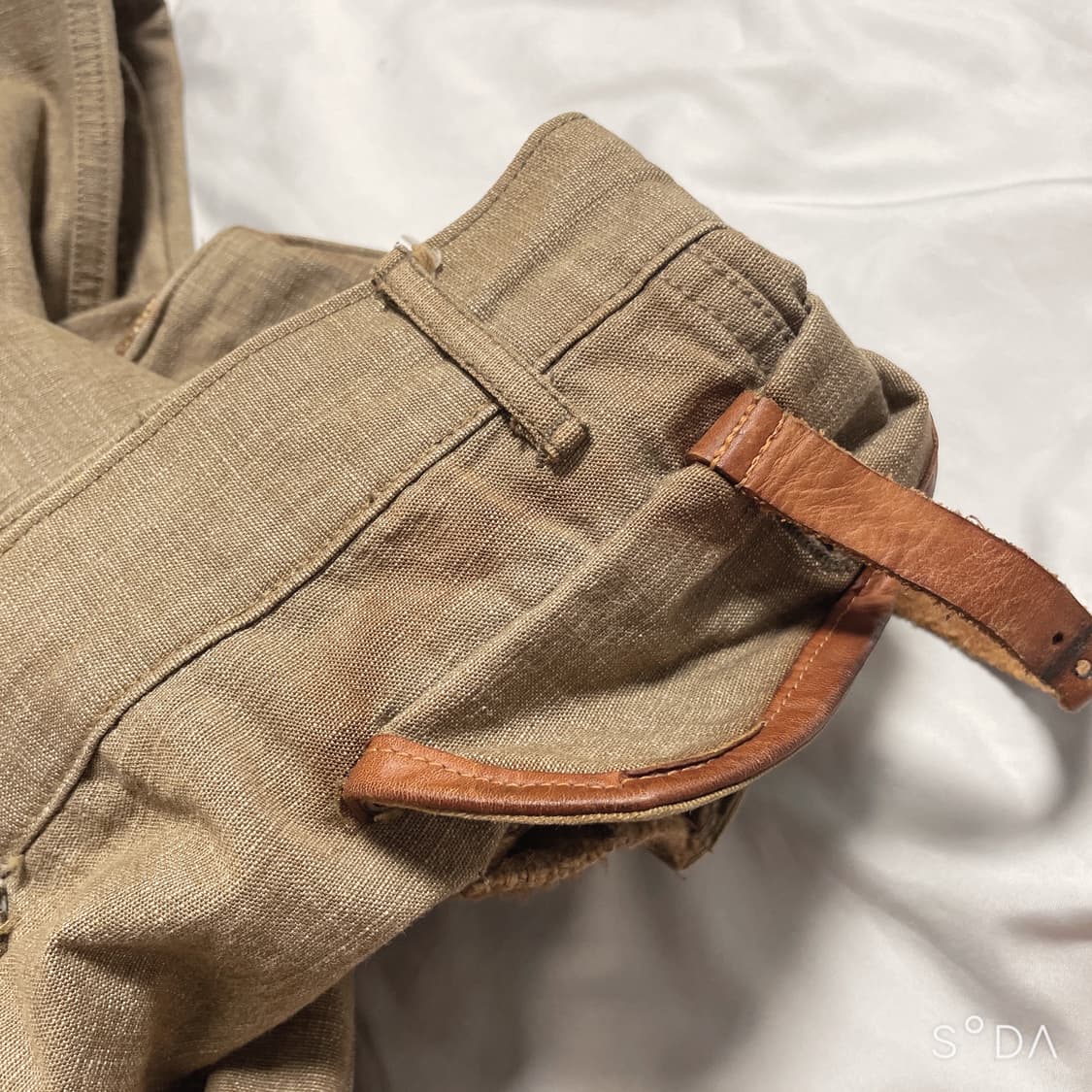 캐피탈 베이지 린넨 벨트 와이드 팬츠 상품이미지9